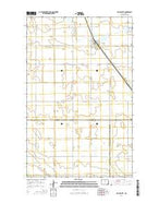 Willow City North Dakota Current topographic map, 1:24000 scale, 7.5 X 7.5 Minute, Year 2014 from North Dakota Map Store