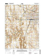 Hastings West Nebraska Current topographic map, 1:24000 scale, 7.5 X 7.5 Minute, Year 2014 from Nebraska Map Store