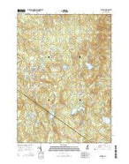 Belmont New Hampshire Current topographic map, 1:24000 scale, 7.5 X 7.5 Minute, Year 2015 from New Hampshire Map Store
