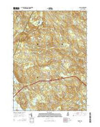 Candia New Hampshire Current topographic map, 1:24000 scale, 7.5 X 7.5 Minute, Year 2015 from New Hampshire Map Store