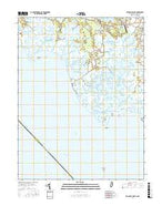 Ben Davis Point New Jersey Current topographic map, 1:24000 scale, 7.5 X 7.5 Minute, Year 2017 from New Jersey Map Store