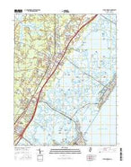 Stone Harbor New Jersey Current topographic map, 1:24000 scale, 7.5 X 7.5 Minute, Year 2016 from New Jersey Map Store