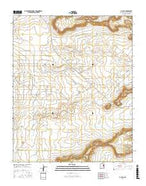 La Silla New Mexico Current topographic map, 1:24000 scale, 7.5 X 7.5 Minute, Year 2017 from New Mexico Map Store