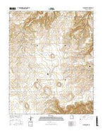 Llonidas Lake New Mexico Current topographic map, 1:24000 scale, 7.5 X 7.5 Minute, Year 2017 from New Mexico Map Store