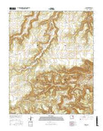 Maes New Mexico Current topographic map, 1:24000 scale, 7.5 X 7.5 Minute, Year 2017 from New Mexico Map Store