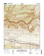 Thoreau New Mexico Current topographic map, 1:24000 scale, 7.5 X 7.5 Minute, Year 2017 from New Mexico Map Store