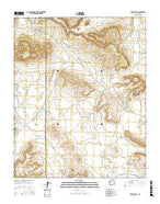 Togeye Lake New Mexico Current topographic map, 1:24000 scale, 7.5 X 7.5 Minute, Year 2017 from New Mexico Map Store
