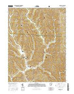 Amesville Ohio Current topographic map, 1:24000 scale, 7.5 X 7.5 Minute, Year 2016 from Ohio Map Store