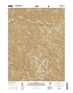 Antioch Ohio Current topographic map, 1:24000 scale, 7.5 X 7.5 Minute, Year 2016 from Ohio Map Store