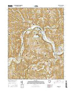 Beverly Ohio Current topographic map, 1:24000 scale, 7.5 X 7.5 Minute, Year 2016 from Ohio Map Store