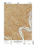 Businessburg Ohio Current topographic map, 1:24000 scale, 7.5 X 7.5 Minute, Year 2016 from Ohio Map Store