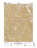 Caldwell South Ohio Current topographic map, 1:24000 scale, 7.5 X 7.5 Minute, Year 2016 from Ohio Map Store