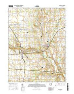 De Graff Ohio Current topographic map, 1:24000 scale, 7.5 X 7.5 Minute, Year 2016 from Ohio Map Store