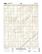 Hooker NW Oklahoma Current topographic map, 1:24000 scale, 7.5 X 7.5 Minute, Year 2016 from Oklahoma Map Store