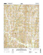 Kendrick Oklahoma Current topographic map, 1:24000 scale, 7.5 X 7.5 Minute, Year 2016 from Oklahoma Map Store