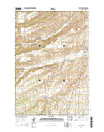 Dufur West Oregon Current topographic map, 1:24000 scale, 7.5 X 7.5 Minute, Year 2014 from Oregon Map Store