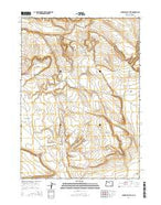Duhaime Flat East Oregon Current topographic map, 1:24000 scale, 7.5 X 7.5 Minute, Year 2014 from Oregon Map Store