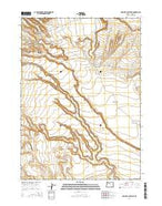 Duhaime Flat West Oregon Current topographic map, 1:24000 scale, 7.5 X 7.5 Minute, Year 2014 from Oregon Map Store