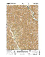 Jim Creek Butte Oregon Current topographic map, 1:24000 scale, 7.5 X 7.5 Minute, Year 2014 from Oregon Map Store