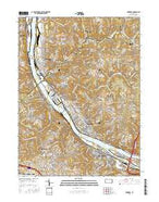 Ambridge Pennsylvania Current topographic map, 1:24000 scale, 7.5 X 7.5 Minute, Year 2016 from Pennsylvania Map Store