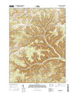 Brookland Pennsylvania Current topographic map, 1:24000 scale, 7.5 X 7.5 Minute, Year 2016 from Pennsylvania Map Store