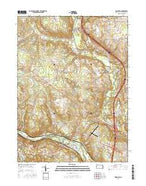 Edinburg Pennsylvania Current topographic map, 1:24000 scale, 7.5 X 7.5 Minute, Year 2016 from Pennsylvania Map Store