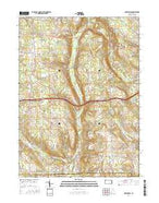Greenfield Pennsylvania Current topographic map, 1:24000 scale, 7.5 X 7.5 Minute, Year 2016 from Pennsylvania Map Store