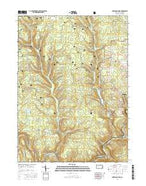 Portland Mills Pennsylvania Current topographic map, 1:24000 scale, 7.5 X 7.5 Minute, Year 2016 from Pennsylvania Map Store