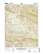 Sassamansville Pennsylvania Current topographic map, 1:24000 scale, 7.5 X 7.5 Minute, Year 2016 from Pennsylvania Map Store