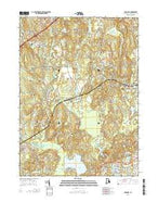 Carolina Rhode Island Current topographic map, 1:24000 scale, 7.5 X 7.5 Minute, Year 2015 from Rhode Island Map Store