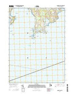 Sakonnet Point Rhode Island Current topographic map, 1:24000 scale, 7.5 X 7.5 Minute, Year 2015 from Rhode Island Map Store