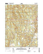 Slocum Rhode Island Current topographic map, 1:24000 scale, 7.5 X 7.5 Minute, Year 2015 from Rhode Island Map Store