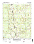 Branchville North South Carolina Current topographic map, 1:24000 scale, 7.5 X 7.5 Minute, Year 2014 from South Carolina Map Store