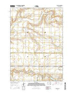 Blunt SE South Dakota Current topographic map, 1:24000 scale, 7.5 X 7.5 Minute, Year 2015 from South Dakota Map Store