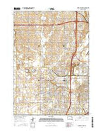 Sioux Falls West South Dakota Current topographic map, 1:24000 scale, 7.5 X 7.5 Minute, Year 2015 from South Dakota Map Store