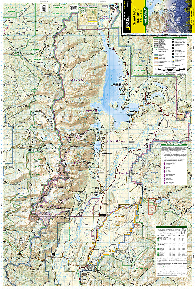 Buy map: Grand Teton National Park, Map 202 by National Geographic