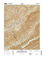 Tazewell Tennessee Current topographic map, 1:24000 scale, 7.5 X 7.5 Minute, Year 2016 from Tennessee Map Store