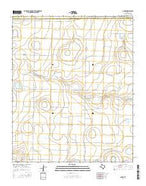 Arney Texas Current topographic map, 1:24000 scale, 7.5 X 7.5 Minute, Year 2016 from Texas Map Store
