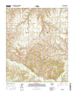 Cee Vee Texas Current topographic map, 1:24000 scale, 7.5 X 7.5 Minute, Year 2016 from Texas Map Store