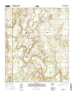 Maverick Texas Current topographic map, 1:24000 scale, 7.5 X 7.5 Minute, Year 2016 from Texas Map Store