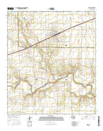 Miles Texas Current topographic map, 1:24000 scale, 7.5 X 7.5 Minute, Year 2016 from Texas Map Store