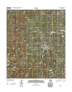 Mullin Texas Historical topographic map, 1:24000 scale, 7.5 X 7.5 Minute, Year 2013