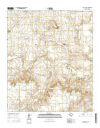 Spade Ranch Texas Current topographic map, 1:24000 scale, 7.5 X 7.5 Minute, Year 2016 from Texas Map Store
