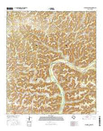 Sycamore Canyon Texas Current topographic map, 1:24000 scale, 7.5 X 7.5 Minute, Year 2016 from Texas Map Store