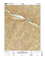 Arvonia Virginia Current topographic map, 1:24000 scale, 7.5 X 7.5 Minute, Year 2016 from Virginia Map Store