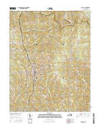 Chase City Virginia Current topographic map, 1:24000 scale, 7.5 X 7.5 Minute, Year 2016 from Virginia Map Store