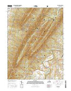 Hamburg Virginia Current topographic map, 1:24000 scale, 7.5 X 7.5 Minute, Year 2016 from Virginia Map Store