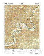 Howardsville Virginia Current topographic map, 1:24000 scale, 7.5 X 7.5 Minute, Year 2016 from Virginia Map Store