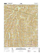 Wellville Virginia Current topographic map, 1:24000 scale, 7.5 X 7.5 Minute, Year 2016 from Virginia Map Store