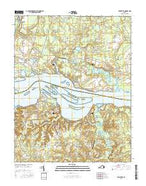 Westover Virginia Current topographic map, 1:24000 scale, 7.5 X 7.5 Minute, Year 2016 from Virginia Map Store